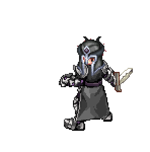 Dark Knight, drawn from the game's own sprites