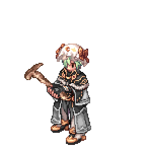 Mystic, drawn from the game's own sprites
