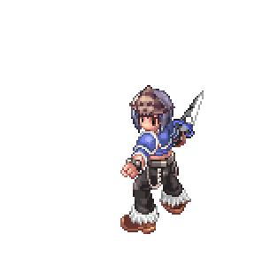 Rogue, drawn from the game's own sprites