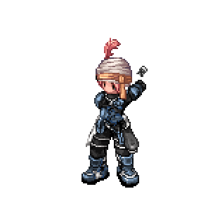 Ronin, drawn from the game's own sprites