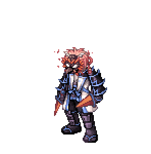 Shinobi, drawn from the game's own sprites