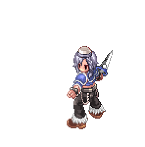 Unchained Rogue, drawn from the game's own sprites